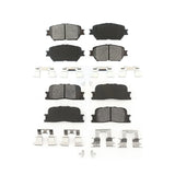 Front Rear Semi-Metallic Brake Pads Kit For Toyota Camry Vehicles Manufactured In Japan KSM-100403