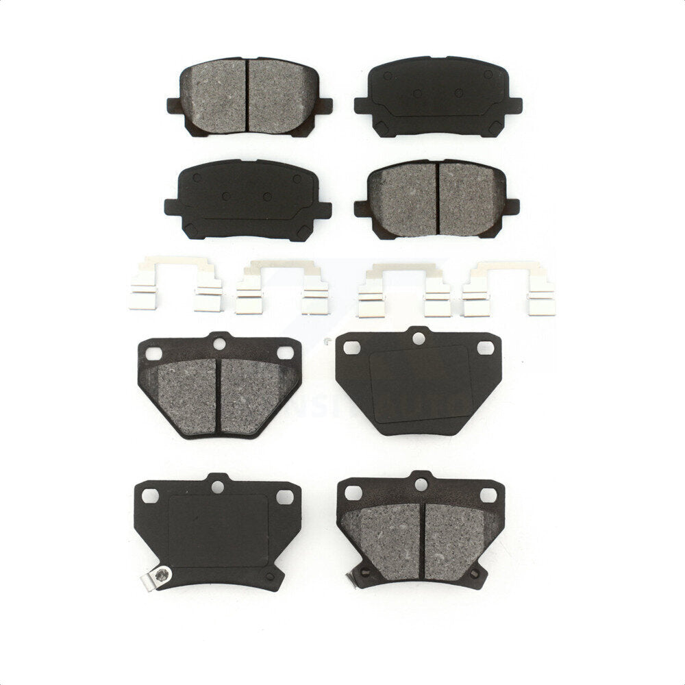 Front Rear Semi-Metallic Brake Pads Kit For Toyota Corolla Matrix Pontiac Vibe KSM-100419