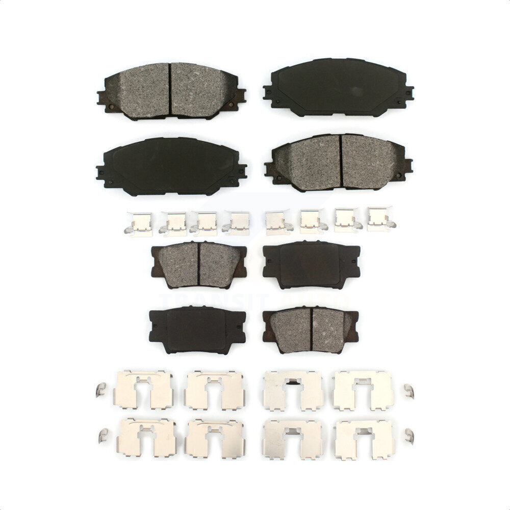 Front Rear Semi-Metallic Brake Pads Kit For Toyota RAV4 Matrix Pontiac Vibe KSM-100091