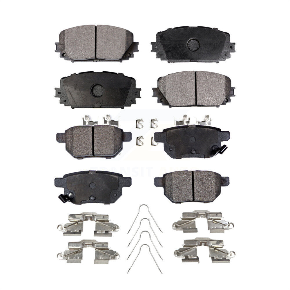 Front Rear Semi-Metallic Brake Pads Kit For Toyota Yaris KPF-100555