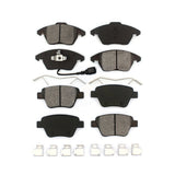 Front Rear Semi-Metallic Brake Pads Kit For Volkswagen Jetta Beetle GTI Eos Golf Audi A3 Quattro KSM-100057