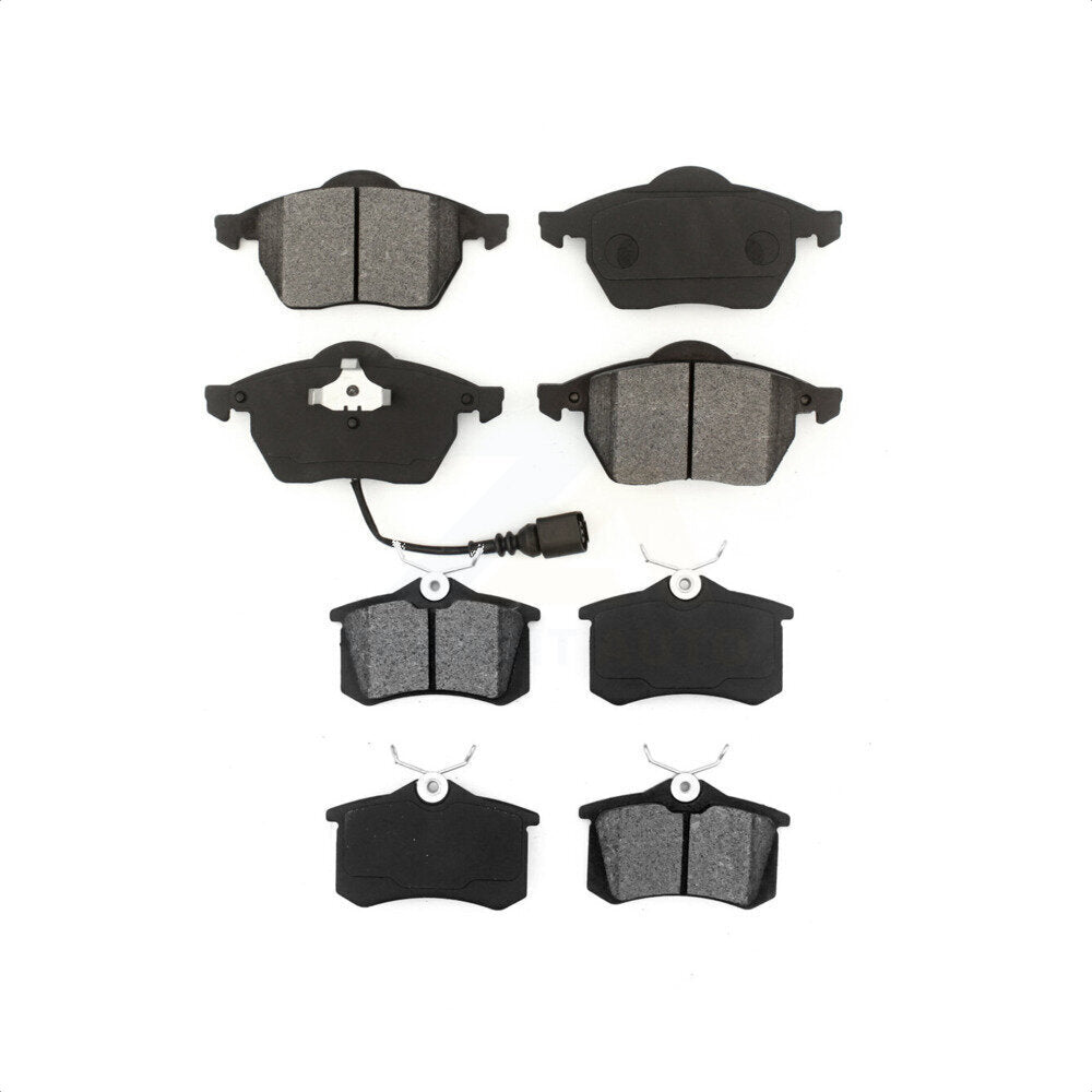 Front Rear Semi-Metallic Brake Pads Kit For Volkswagen Jetta Beetle Golf Audi TT Quattro A6 KSM-100298