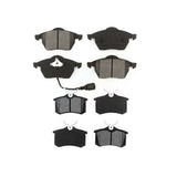 Front Rear Semi-Metallic Brake Pads Kit For Volkswagen Jetta Beetle Golf Audi TT Quattro A6 KSM-100298
