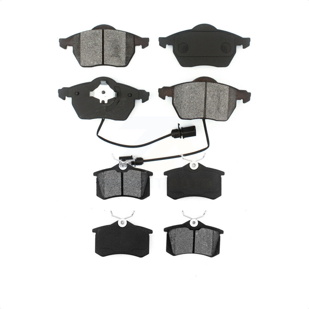 Front Rear Semi-Metallic Brake Pads Kit For Volkswagen Passat Audi A4 Quattro A6 S6 KSM-100365