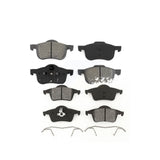 Front Rear Semi-Metallic Brake Pads Kit For Volvo S60 V70 XC70 S80 KSM-100338