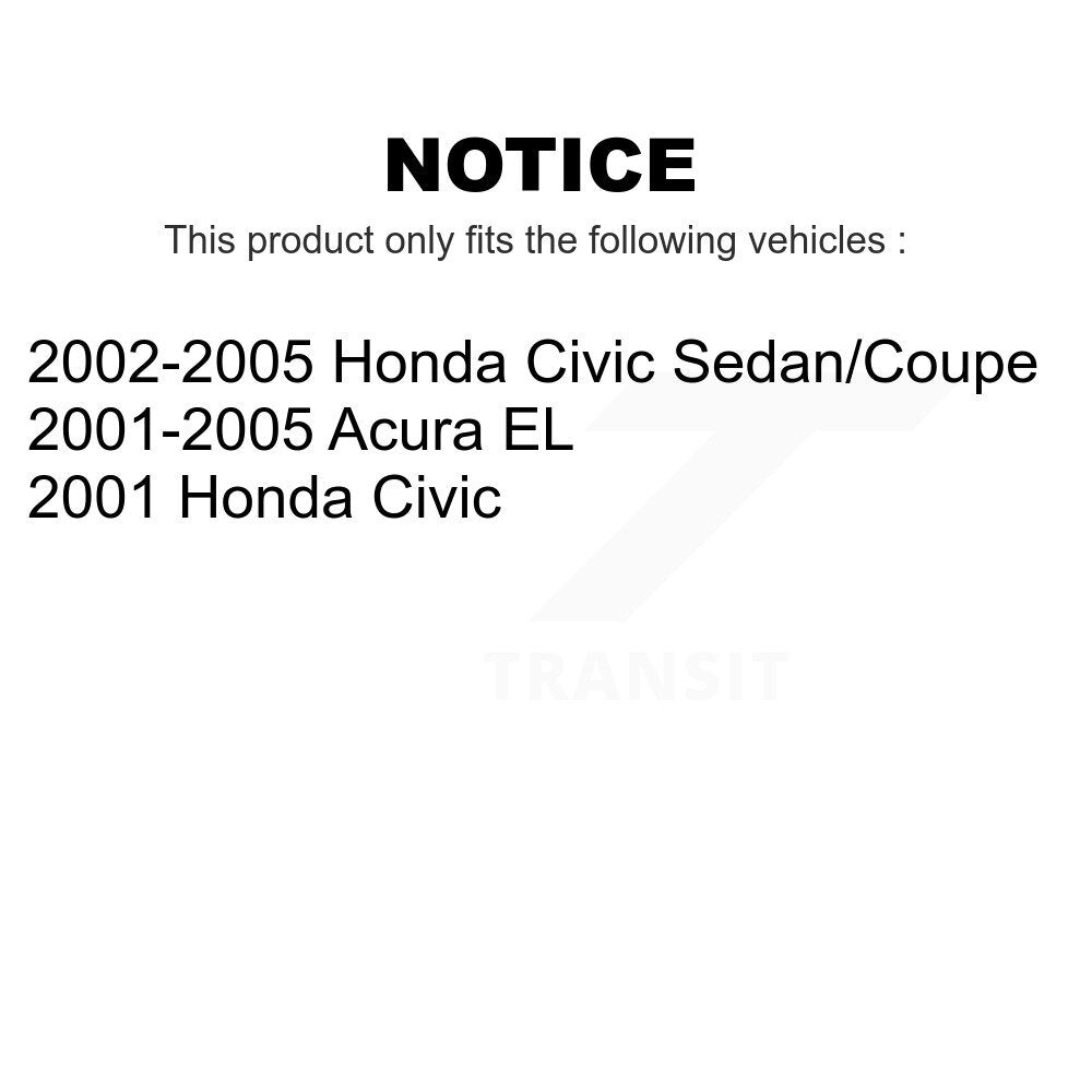 Front Rear Suspension Link Kit For Honda Civic Acura EL K72-100854