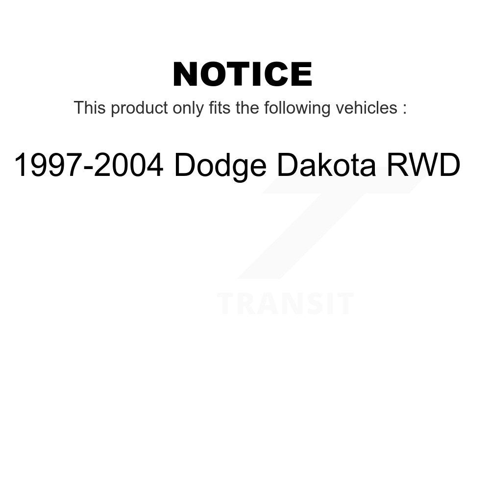 Front Rear Suspension Stabilizer Bar Link Kit For 1997-2004 Dodge Dakota RWD KTR-102019
