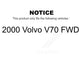 Front Rear Suspension Stabilizer Bar Link Kit For 2000 Volvo V70 FWD KTR-102127