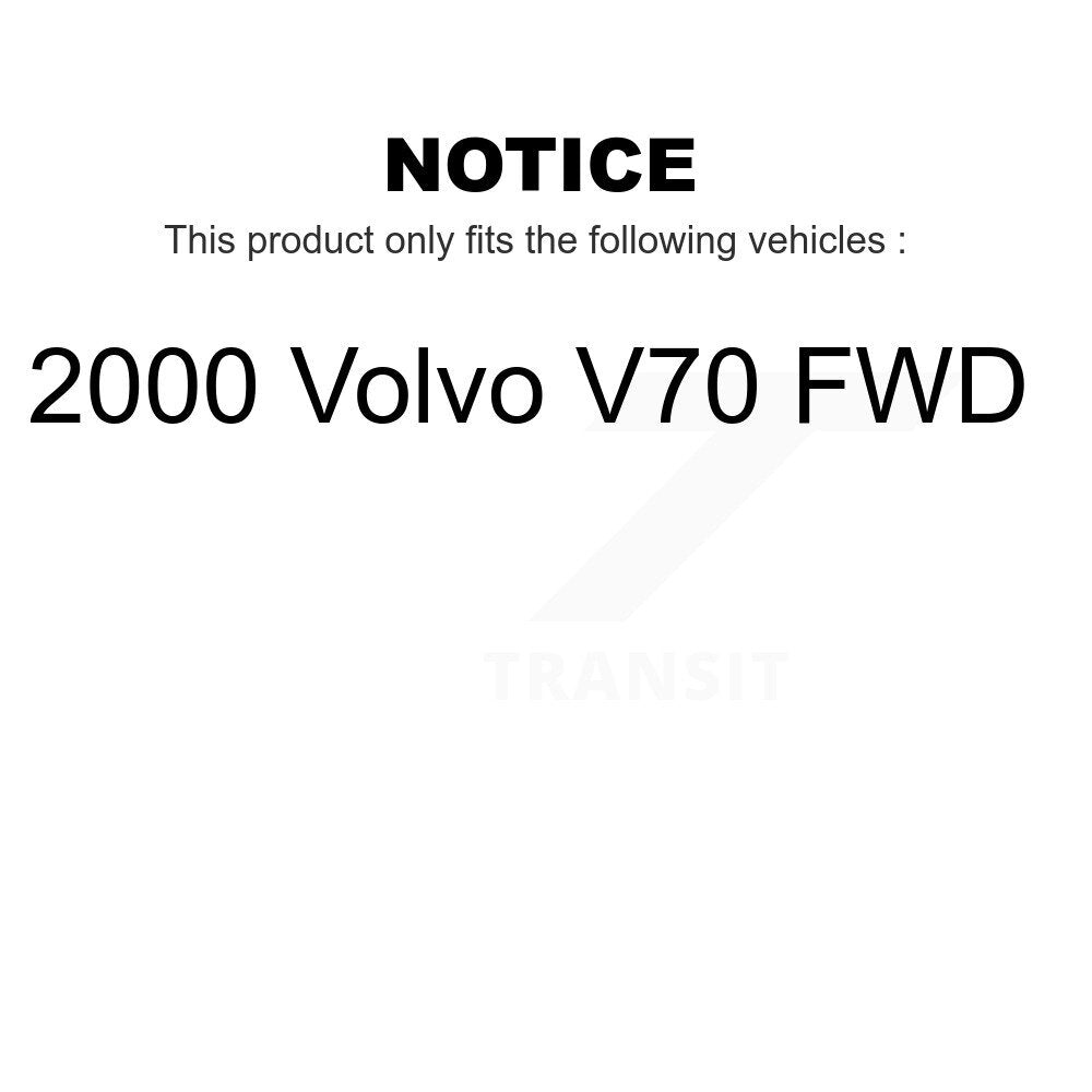 Front Rear Suspension Stabilizer Bar Link Kit For 2000 Volvo V70 FWD KTR-102127