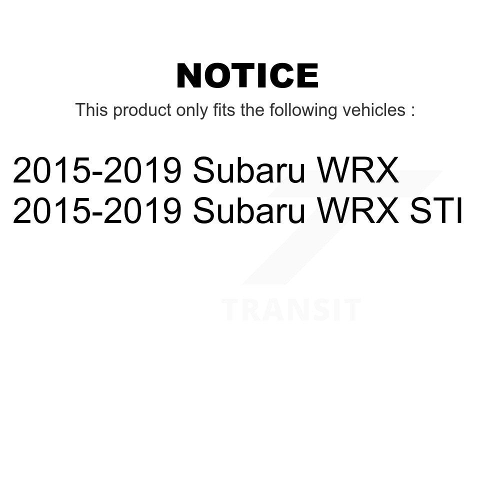 Front Rear Suspension Stabilizer Bar Link Kit For 2015-2019 Subaru WRX STI KTR-102046