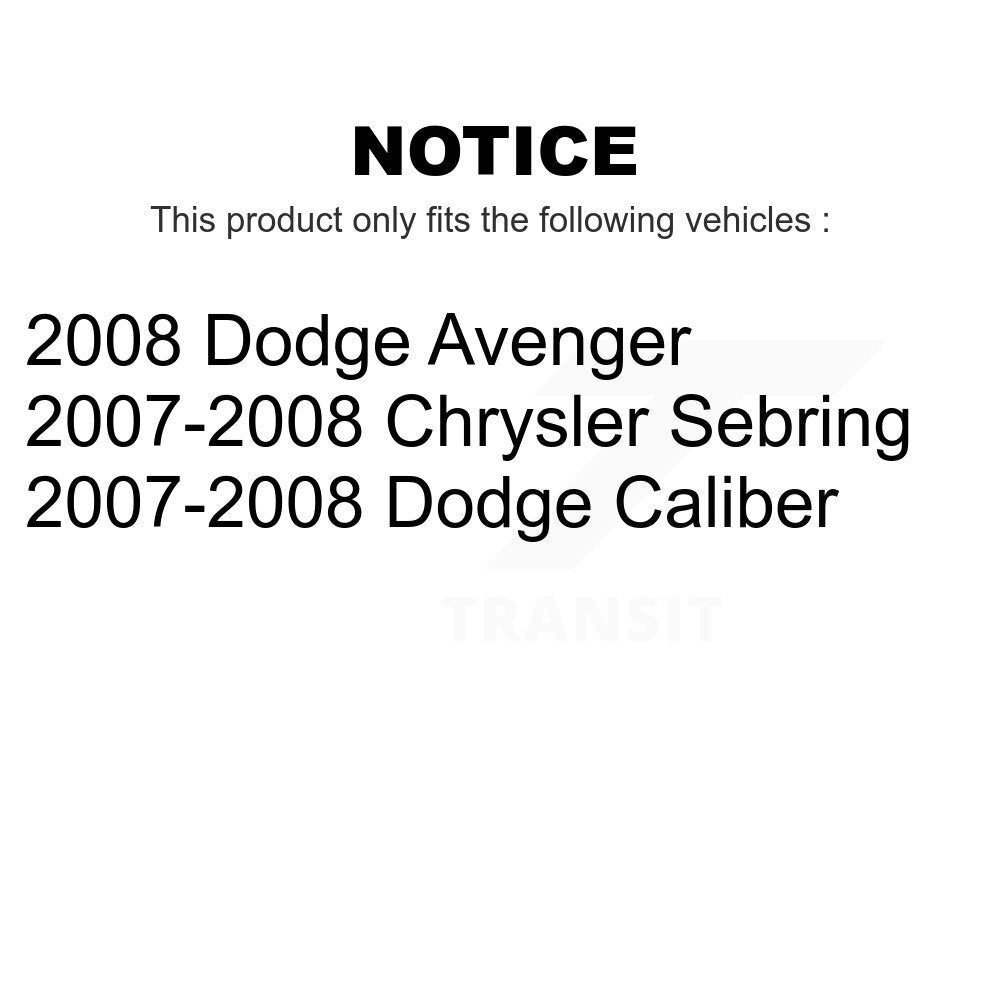 Front Rear Suspension Stabilizer Bar Link Kit For Dodge Caliber Chrysler Sebring Avenger KTR-102094