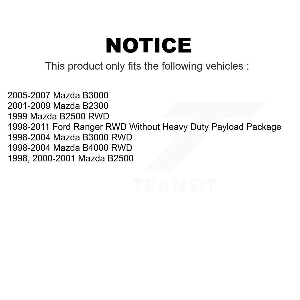 Front Rear Suspension Stabilizer Bar Link Kit For Ford Ranger Mazda B3000 B2500 B2300 B4000 KTR-102012