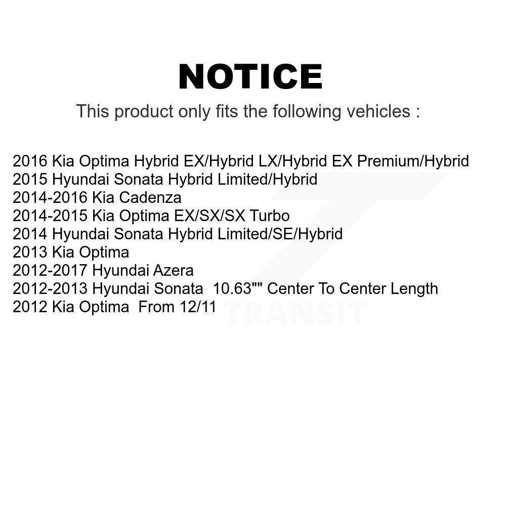 Front Rear Suspension Stabilizer Bar Link Kit For Hyundai Sonata Kia Optima Azera Cadenza KTR-102080
