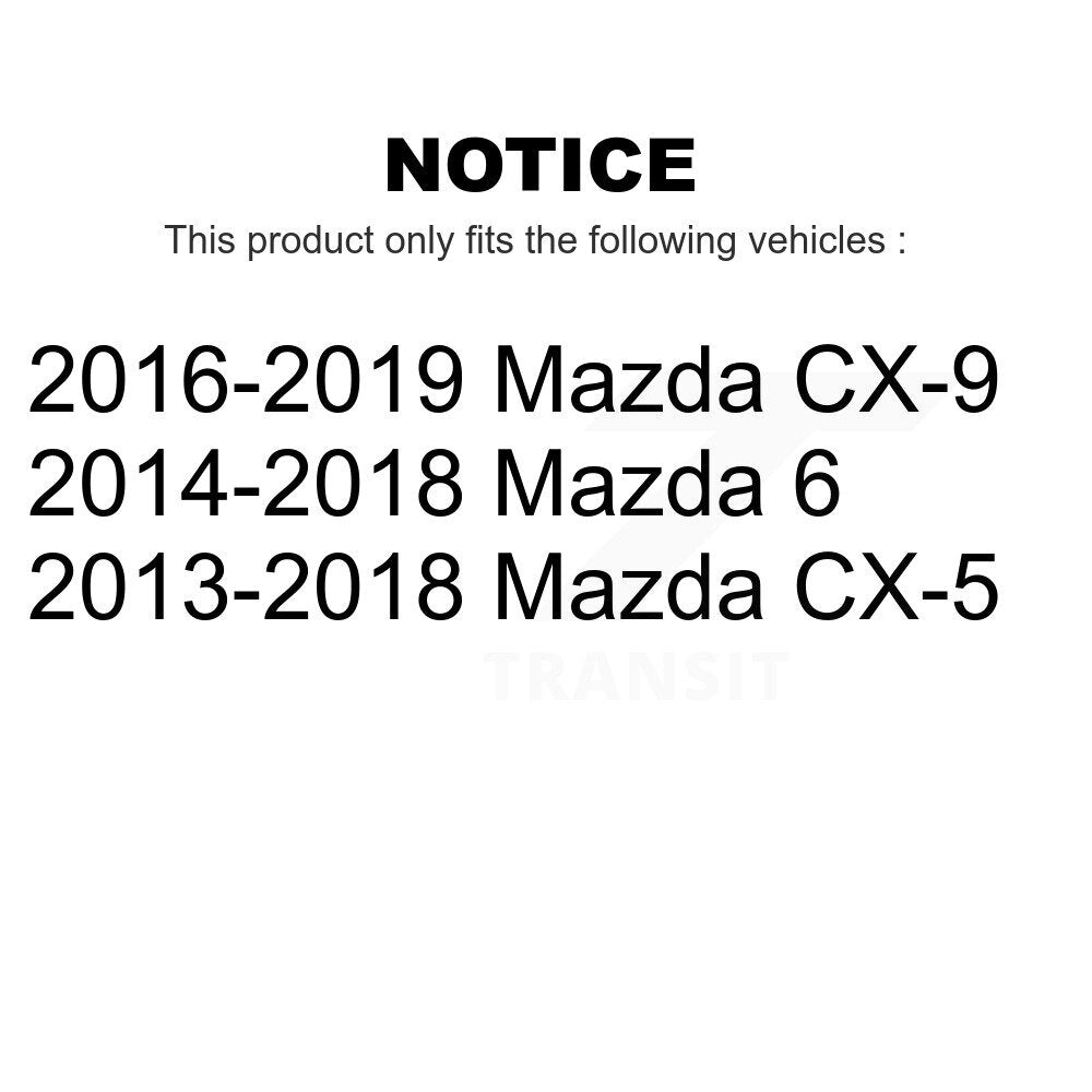 Front Rear Suspension Stabilizer Bar Link Kit For Mazda CX-5 6 CX-9 KTR-102211