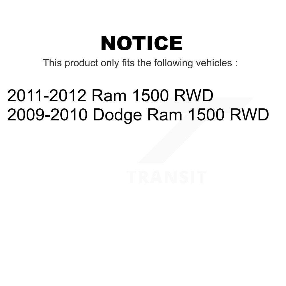 Front Rear Suspension Stabilizer Bar Link Kit For Ram 1500 Dodge RWD KTR-102052