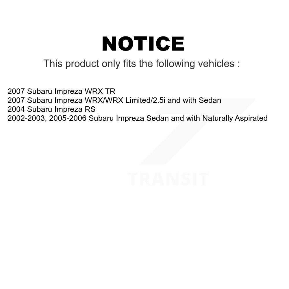 Front Rear Suspension Stabilizer Bar Link Kit For Subaru Impreza KTR-102040