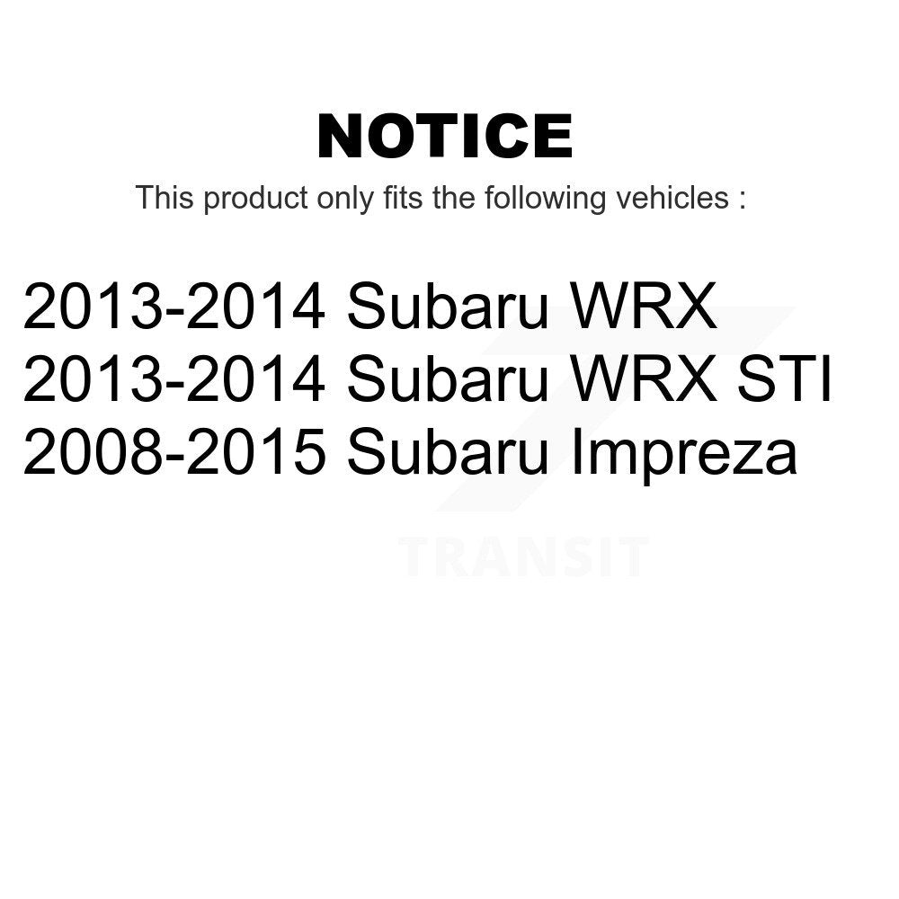 Front Rear Suspension Stabilizer Bar Link Kit For Subaru Impreza WRX STI KTR-102039