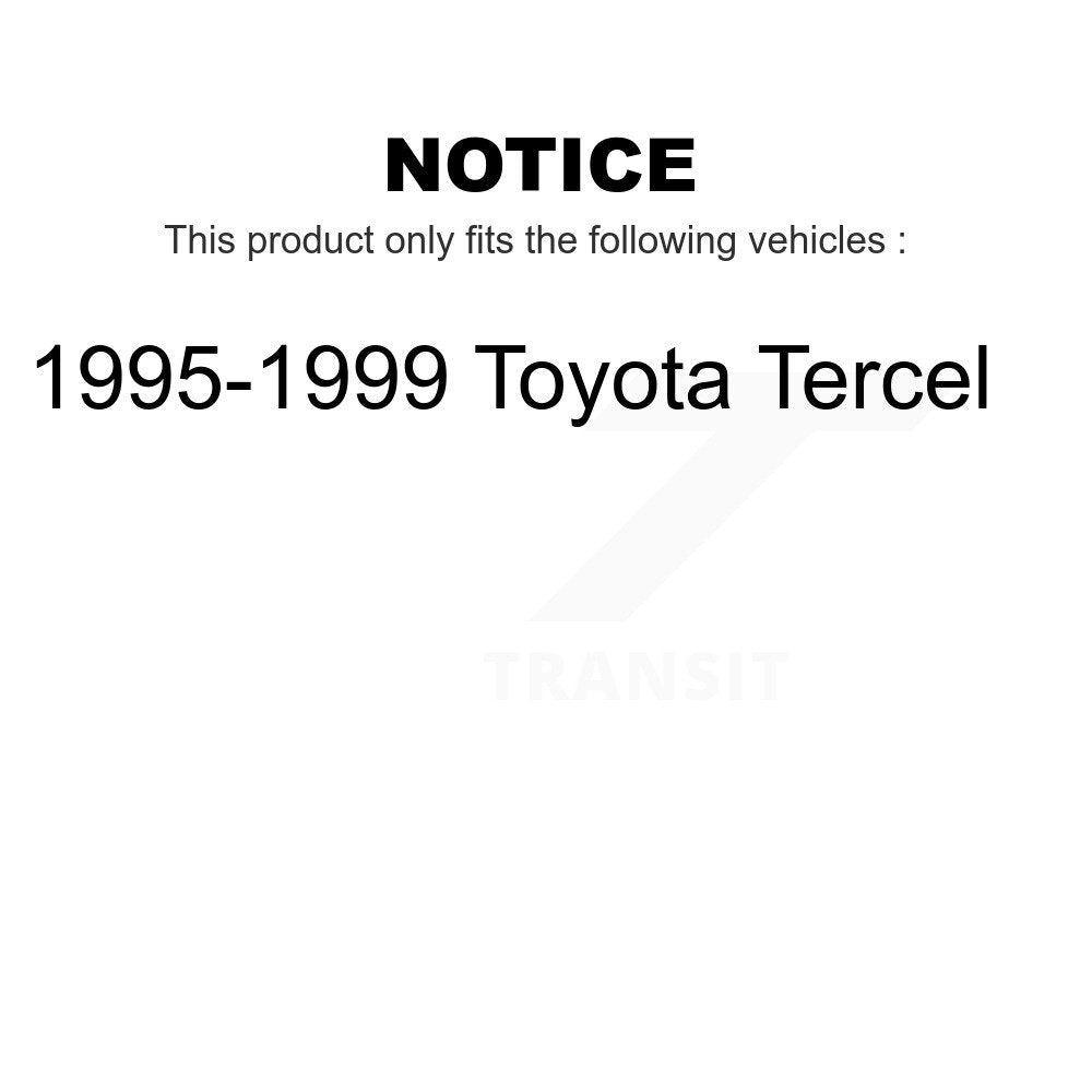 Front Rear Suspension Strut Kit For 1995-1999 Toyota Tercel K78-100880