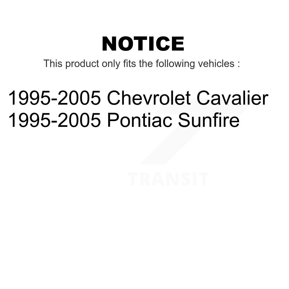 Front Rear Suspension Strut Kit For 1995-2005 Chevrolet Cavalier Pontiac Sunfire K78-100861