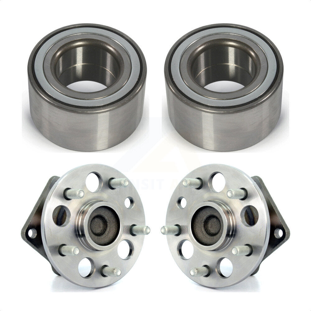 Front Rear Wheel Bearing And Hub Assembly Kit For 1998-2003 Toyota Sienna K70-101523