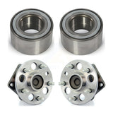 Front Rear Wheel Bearing And Hub Assembly Kit For 1998-2003 Toyota Sienna K70-101523