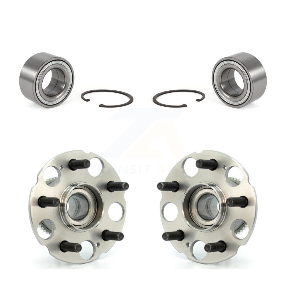Front Rear Wheel Bearing And Hub Assembly Kit For 1999-2004 Honda Odyssey K70-101575