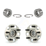 Front Rear Wheel Bearing And Hub Assembly Kit For 1999-2004 Honda Odyssey K70-101575