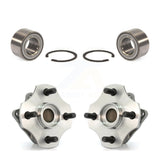 Front Rear Wheel Bearing And Hub Assembly Kit For 2000-2005 Toyota Echo Non-ABS K70-101581