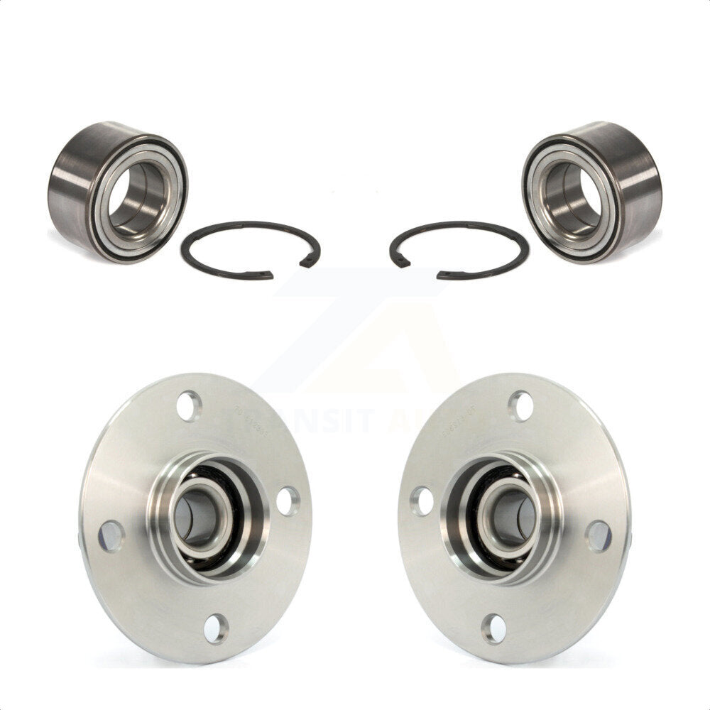 Front Rear Wheel Bearing And Hub Assembly Kit For 2000-2006 Nissan Sentra K70-101579