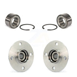 Front Rear Wheel Bearing And Hub Assembly Kit For 2000-2006 Nissan Sentra K70-101579
