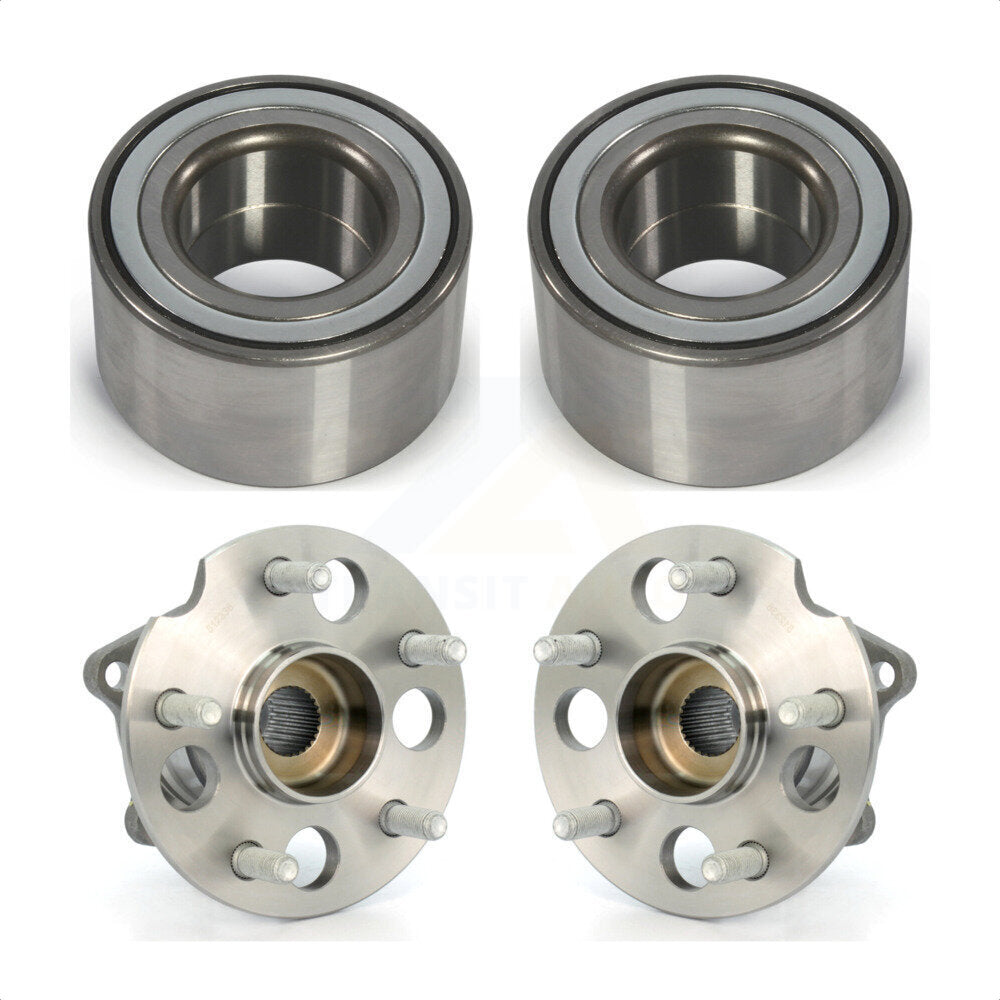 Front Rear Wheel Bearing And Hub Assembly Kit For 2001-2005 Toyota RAV4 AWD K70-101526