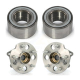 Front Rear Wheel Bearing And Hub Assembly Kit For 2001-2005 Toyota RAV4 AWD K70-101526