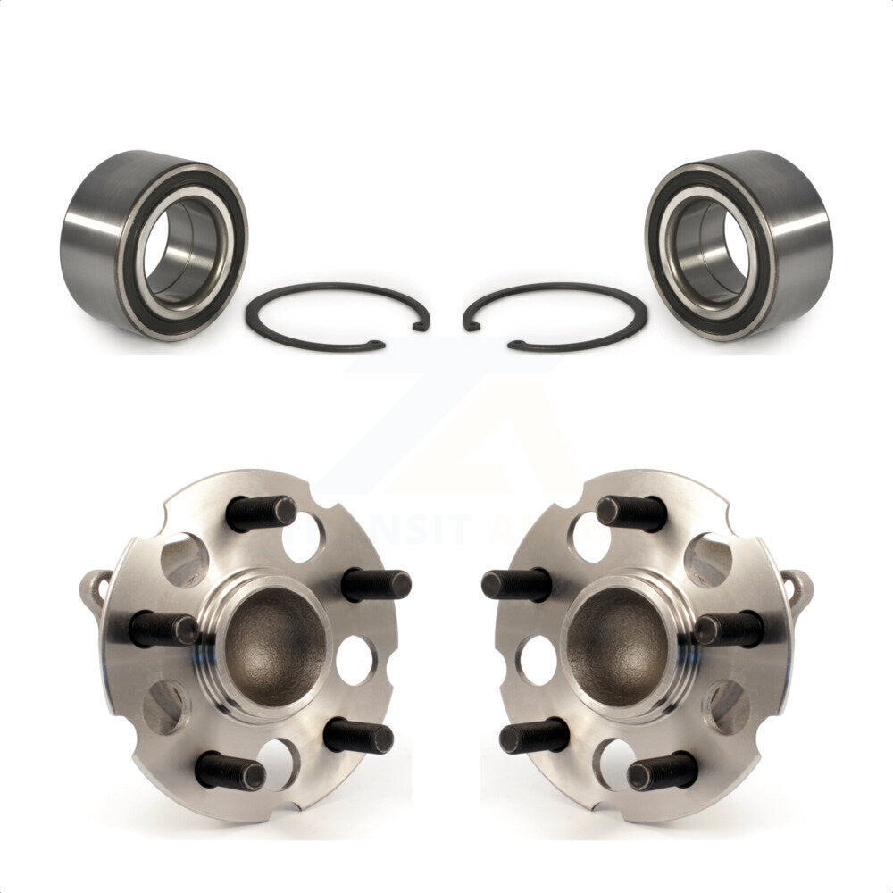 Front Rear Wheel Bearing And Hub Assembly Kit For 2005-2010 Honda Odyssey K70-101624