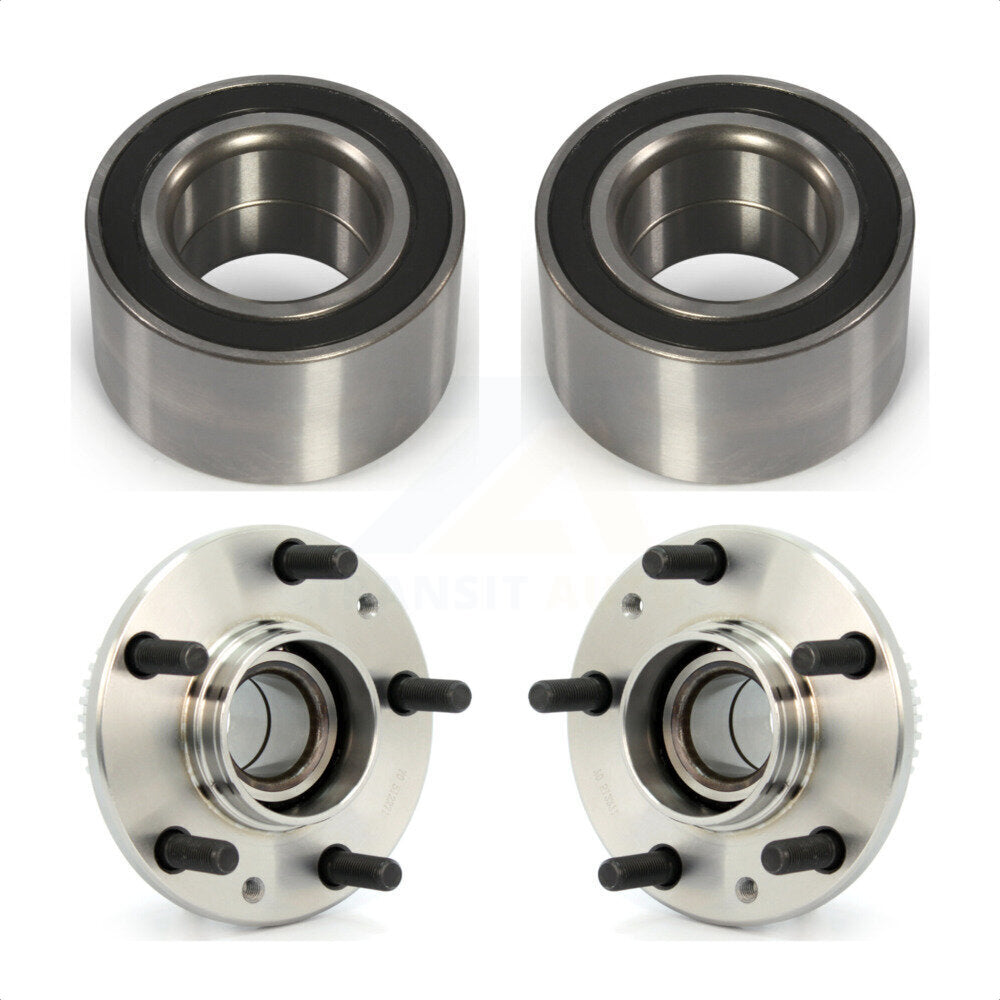 Front Rear Wheel Bearing And Hub Assembly Kit For 2006-2007 Mazda 6 Mazdaspeed K70-101583