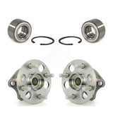 Front Rear Wheel Bearing And Hub Assembly Kit For 2006-2007 Toyota Yaris Non-ABS K70-101655