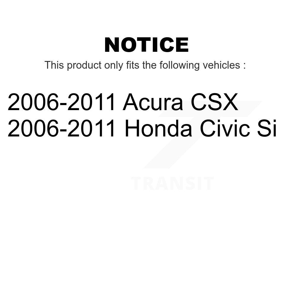 Front Rear Wheel Bearing And Hub Assembly Kit For 2006-2011 Honda Civic Acura CSX K70-101606