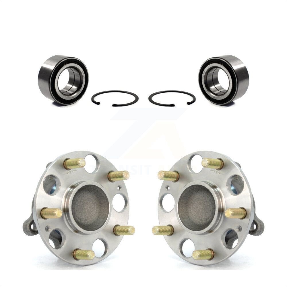 Front Rear Wheel Bearing And Hub Assembly Kit For 2006-2011 Honda Civic Acura CSX K70-101606