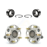 Front Rear Wheel Bearing And Hub Assembly Kit For 2006-2011 Honda Civic Acura CSX K70-101606