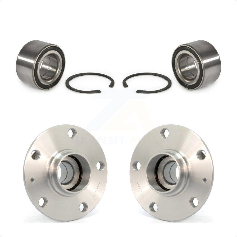Front Rear Wheel Bearing And Hub Assembly Kit For 2007-2009 Volkswagen Golf City Optional K70-101535