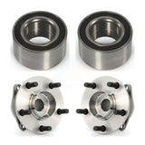 Front Rear Wheel Bearing And Hub Assembly Kit For 2007-2012 Mazda CX-7 AWD K70-101590