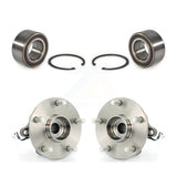 Front Rear Wheel Bearing And Hub Assembly Kit For 2007-2013 Suzuki SX4 AWD K70-101666