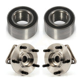 Front Rear Wheel Bearing And Hub Assembly Kit For 2007-2016 Mazda CX-9 AWD K70-101595