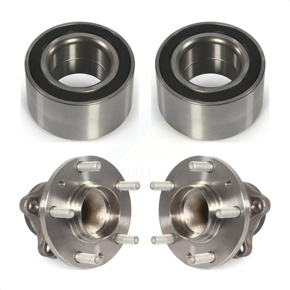 Front Rear Wheel Bearing And Hub Assembly Kit For 2007-2016 Mazda CX-9 FWD K70-101596