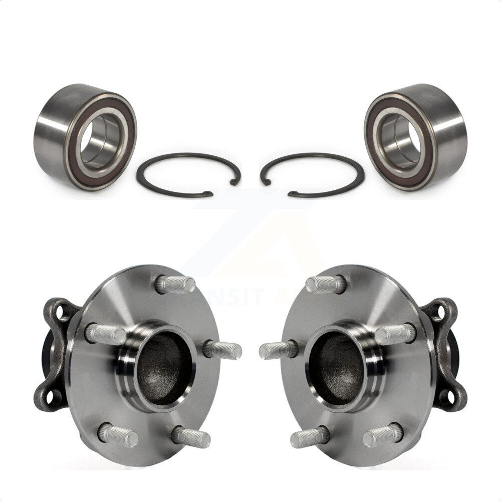 Front Rear Wheel Bearing And Hub Assembly Kit For 2008-2013 Suzuki SX4 FWD K70-101667