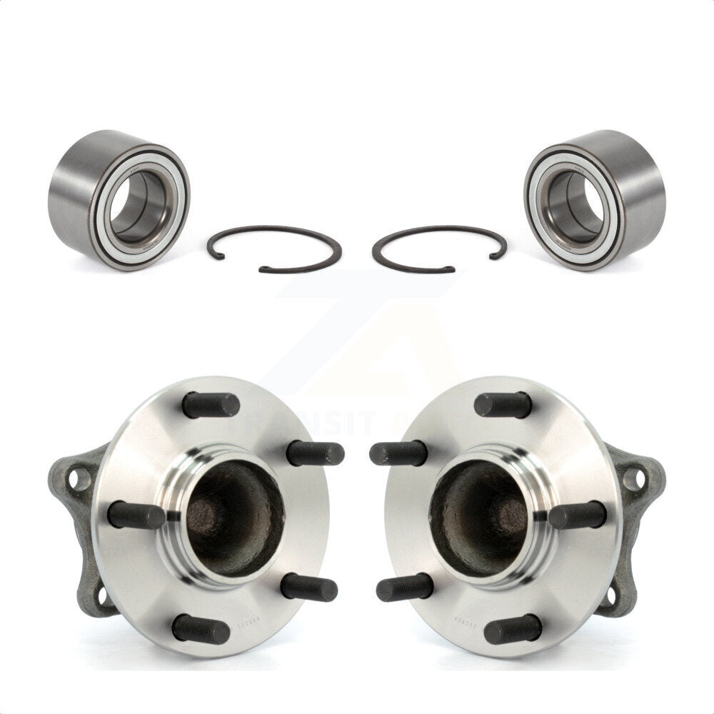 Front Rear Wheel Bearing And Hub Assembly Kit For 2009-2013 Mazda 6 3.7L K70-101670