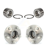 Front Rear Wheel Bearing And Hub Assembly Kit For 2010-2013 Ford Transit Connect K70-101672