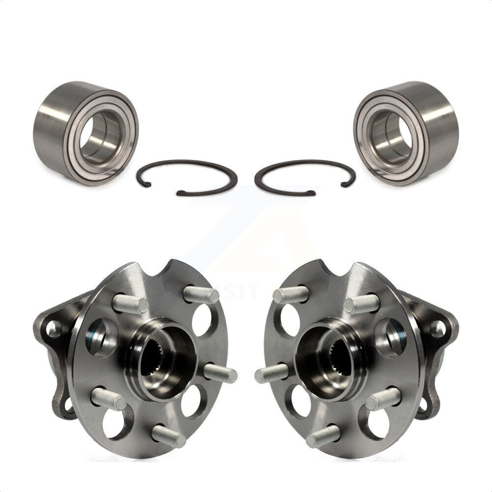 Front Rear Wheel Bearing And Hub Assembly Kit For 2011-2020 Toyota Sienna AWD K70-101665