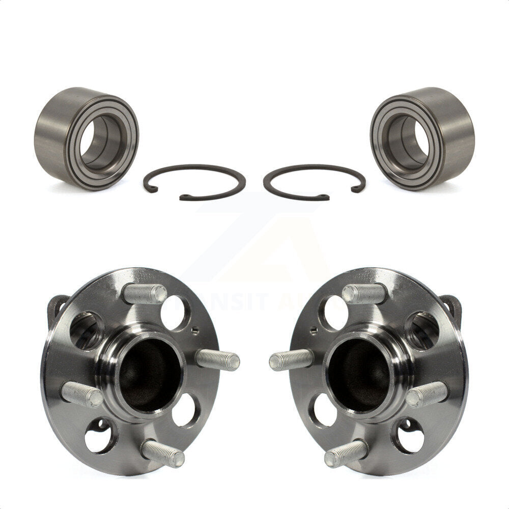 Front Rear Wheel Bearing And Hub Assembly Kit For 2012-2017 Hyundai Accent K70-101571