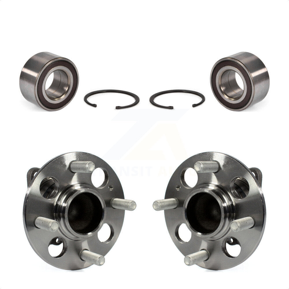 Front Rear Wheel Bearing And Hub Assembly Kit For 2012-2017 Kia Rio K70-101694