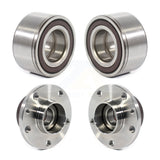 Front Rear Wheel Bearing And Hub Assembly Kit For 2014-2017 Fiat 500L K70-101693